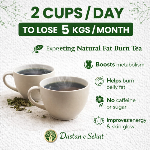 Dastan-e-Sehat Natural Fat Burn Tea | Herbal Weight Loss & Slimming Tea