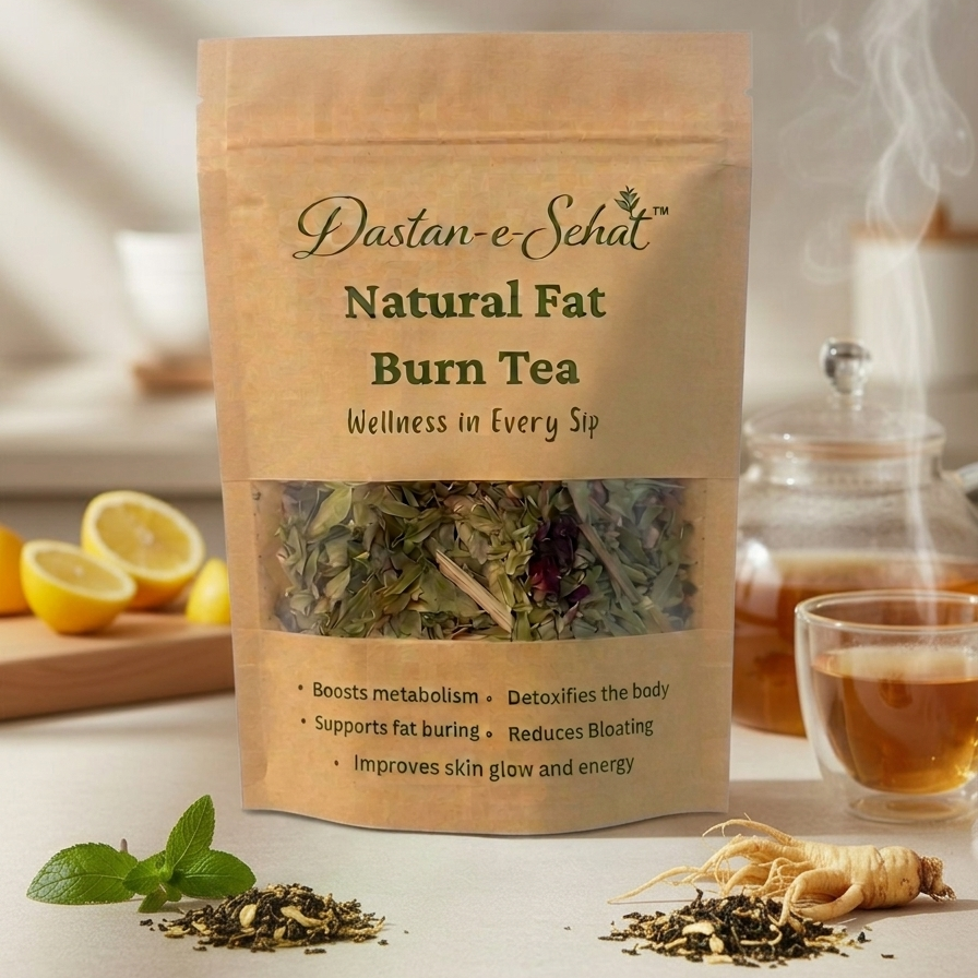 Dastan-e-Sehat Natural Fat Burn Tea | Herbal Weight Loss & Slimming Tea