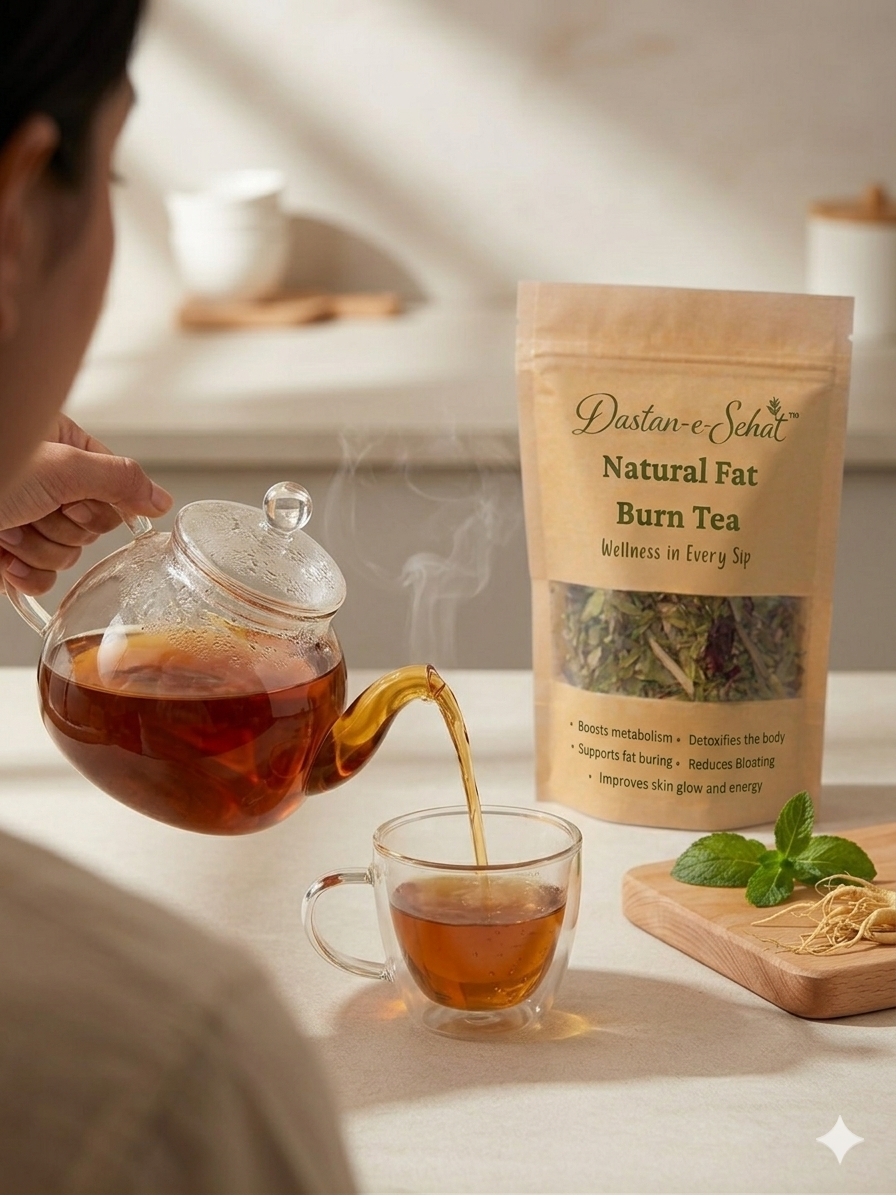 Dastan-e-Sehat Natural Fat Burn Tea | Herbal Weight Loss & Slimming Tea