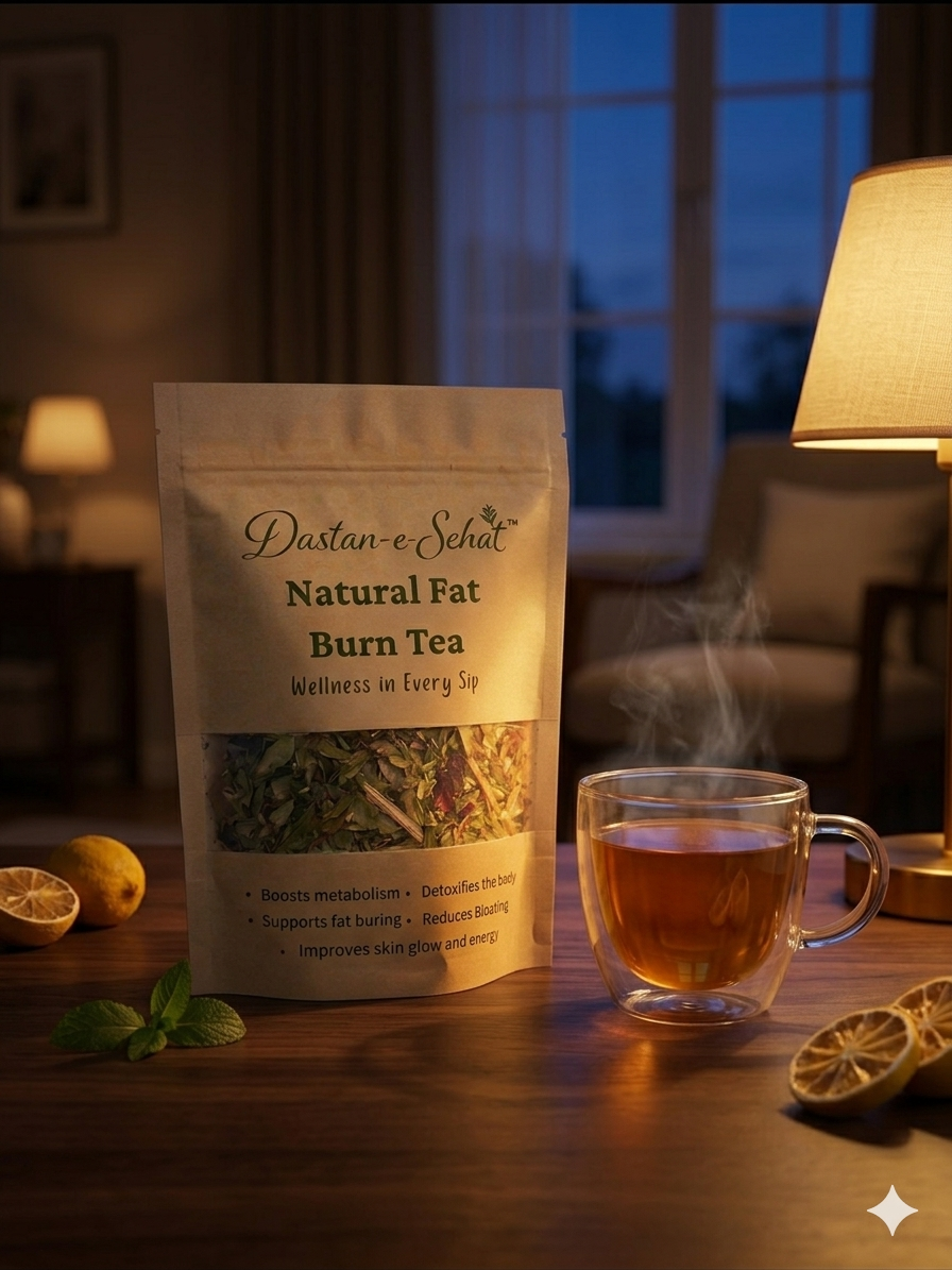 Dastan-e-Sehat Natural Fat Burn Tea | Herbal Weight Loss & Slimming Tea